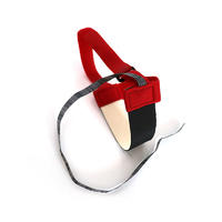 ESD Red Velcro Hook & Loop Heel Grounder